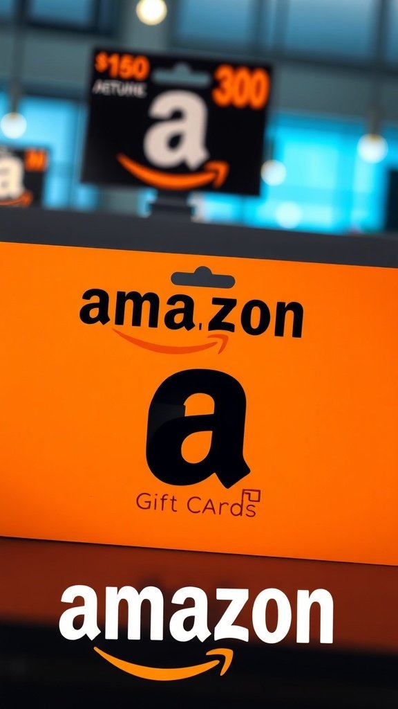 what retailers sell amazon gift cards 1753915287