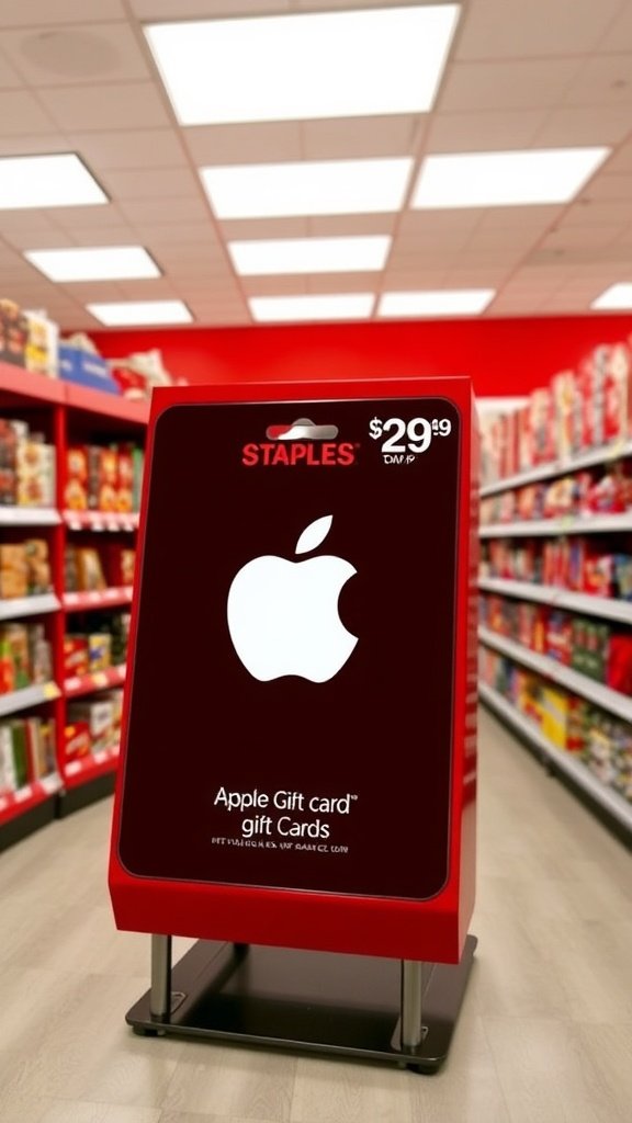 does staples sell apple gift cards 1754844108