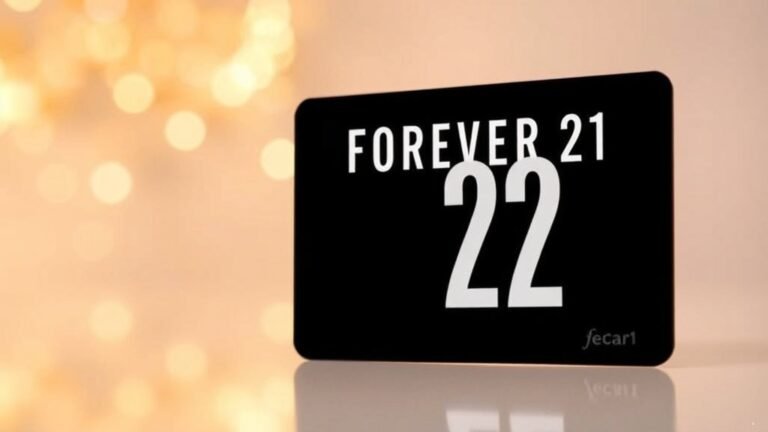 forever 21 gift card amount