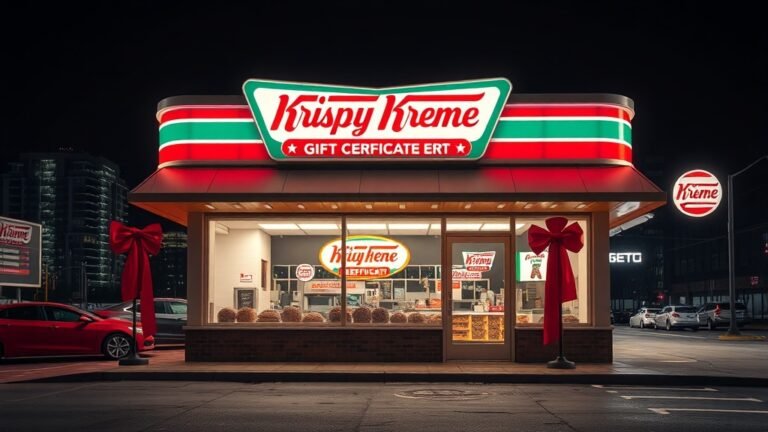 krispy kreme gift certificate